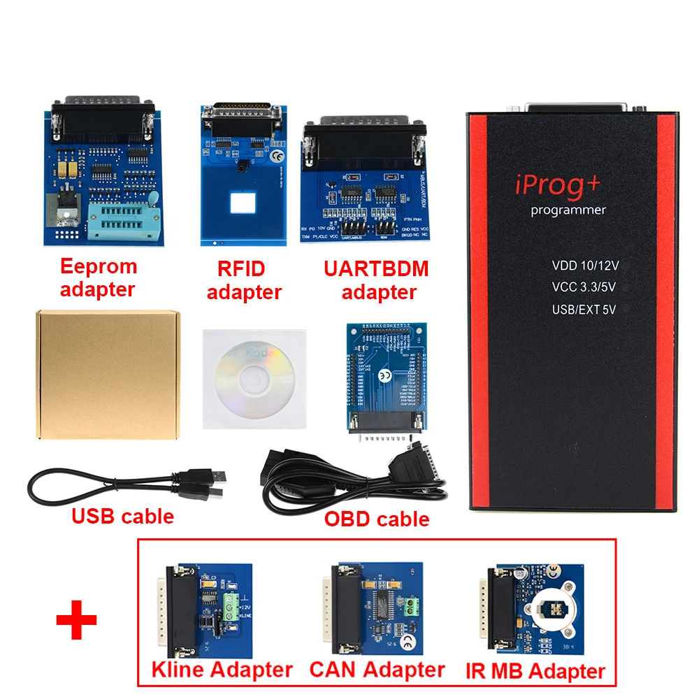 2022 V87 Iprog+ Key Programmer Support IMMO + Reset Iprog Pro Till 2019 with 11 adapter free shipping | Автомобили и мотоциклы