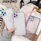 Защитная рамка для камеры, чехол для телефона iPhone 11 Pro Max X XR 12Mini XS Max 7 8 Plus, милый прозрачный бампер карамельных цветов, задняя крышка