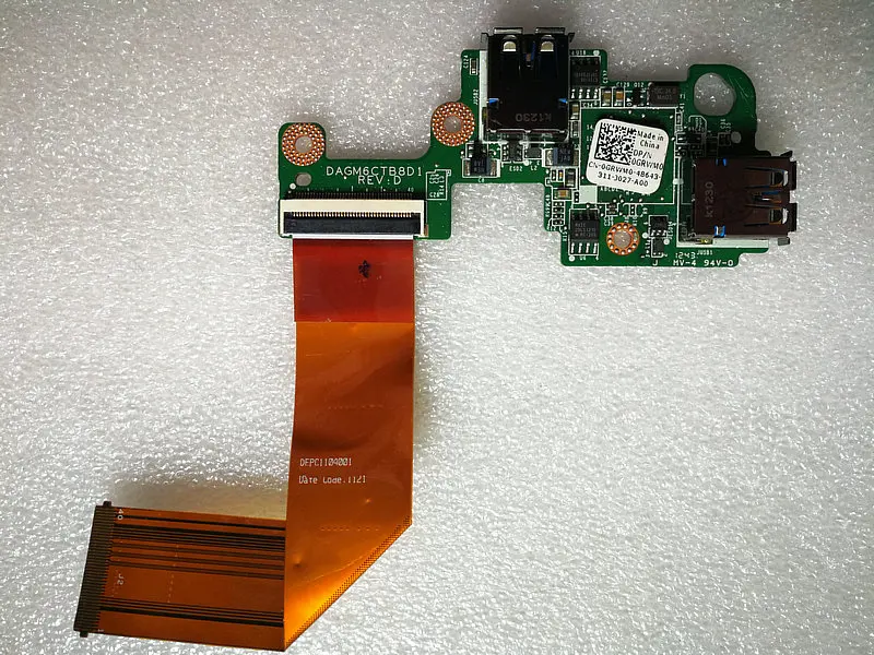 

Оригинал для DELL XPS 15 L501X L502X usb плата DAGM6CTB8D1 CN-0GRWM0 0GRWM0 GRWM0 DEPC1104001