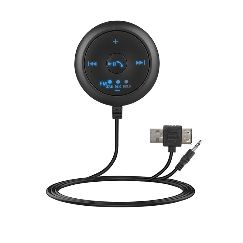 

AUX-in Bluetooth Wireless Receiver & Transmitter Adapter FM for Car Stereo Audio
