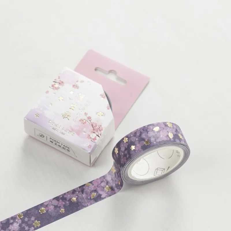 

1pc 15mm*5M Pink Petal Flower Washi Tape DIY Decorative Scrapbooking Masking Tape Adhesive Label Sticker Tape Stationery
