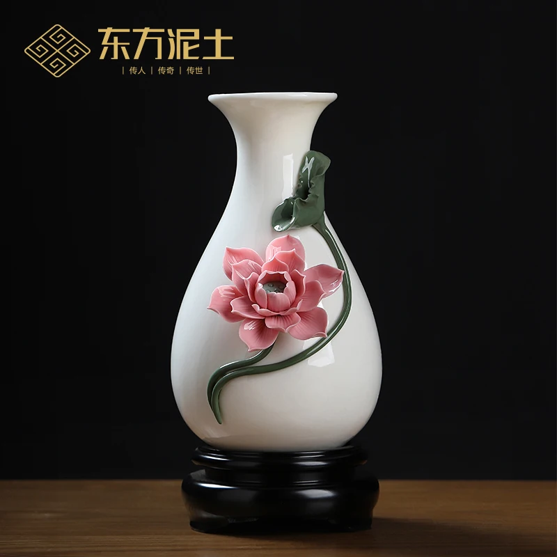 

vase flower arranging modern light luxury furnishing articles sitting room bedroom adornment rich ancient frame counter