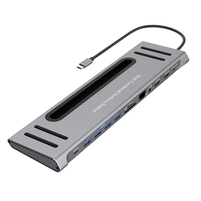 

Док-станция USB Type-C 12 в 1 для HP, Lenovo