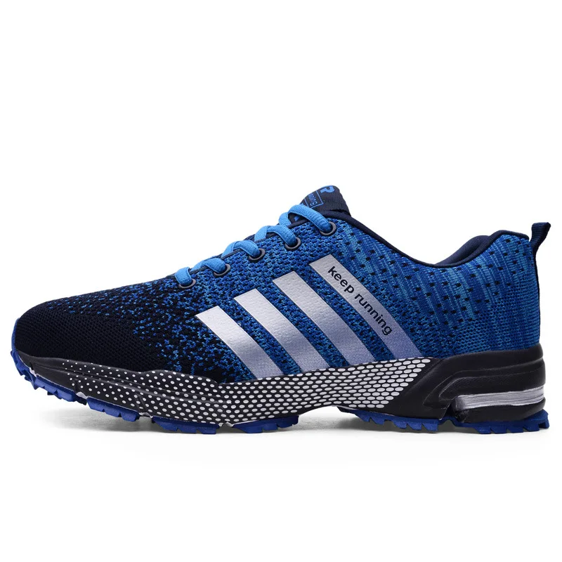 

2021 Marathon Running Shoes for Men Women Super Lightweight Walking Jogging Sport Sneakers Breathable Athletic Running Trainers