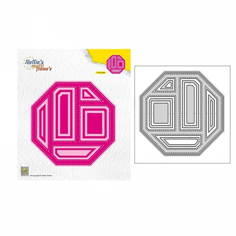 

2021 новые сшитые геометрические Восьмиугольные металлические Вырубные штампы для «сделай сам» Скрапбукинг Украшение бумажные поделки и из...