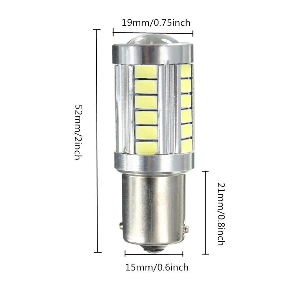 Аксессуары для автомобиля 12V 33SMD светодиодная сигнальная лампа автомобильная лампа габаритные огни стоп-сигналы фары дневного света