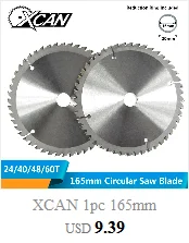 XCAN 1 шт. Диаметр 250-300 мм 28/40/60/80T циркулярная пила по дереву лезвие mulitpurpose TCT твердосплавный пильный диск