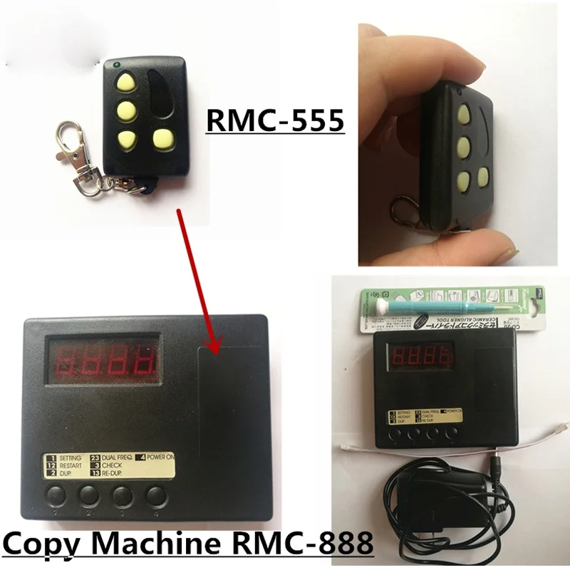 

RMC-888 Remote Control Duplicator Machine Dual RF Klom 6 Pin Compatible