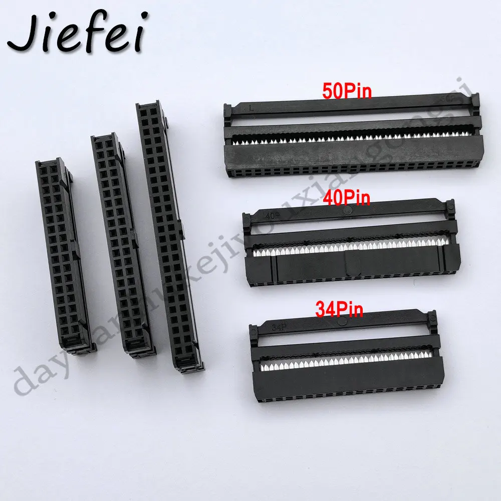 IMC Hot Dual Row 34Pin 40Pin 50Pin IDC розетка с разъемом Женская внешняя Фотогалерея 2 54