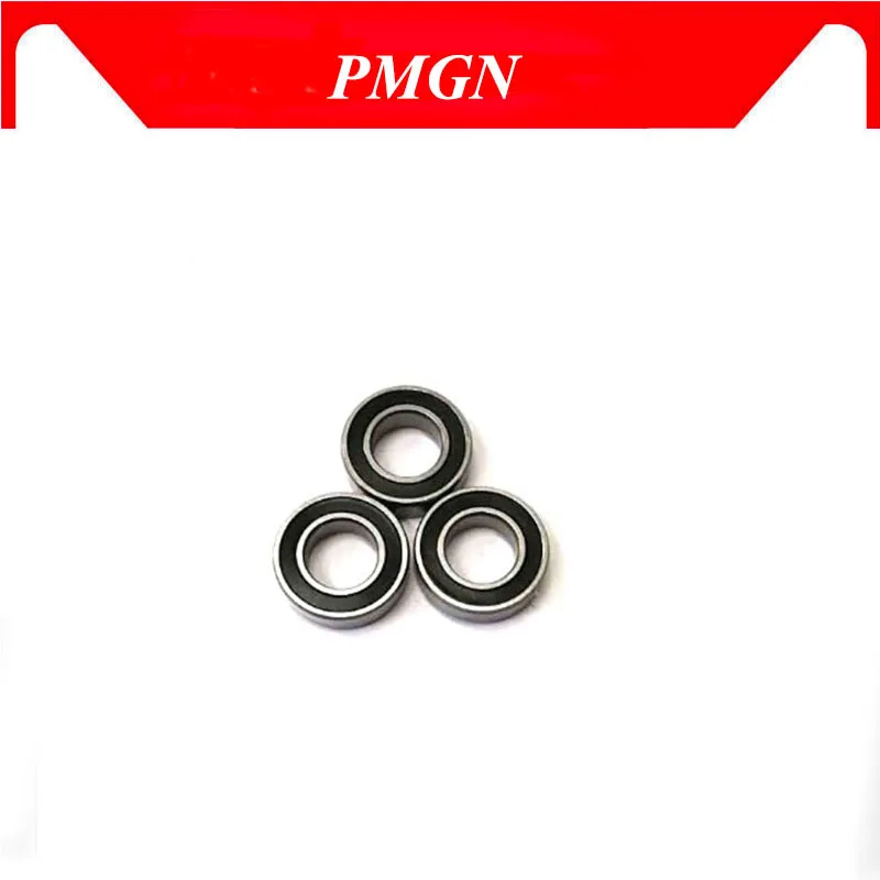

PMGN 10PCS ABEC-5 696-2RS 6*15*5 mm 696RS High quality 696 2RS Miniature Ball Bearings rubber Sealed R-1560DD