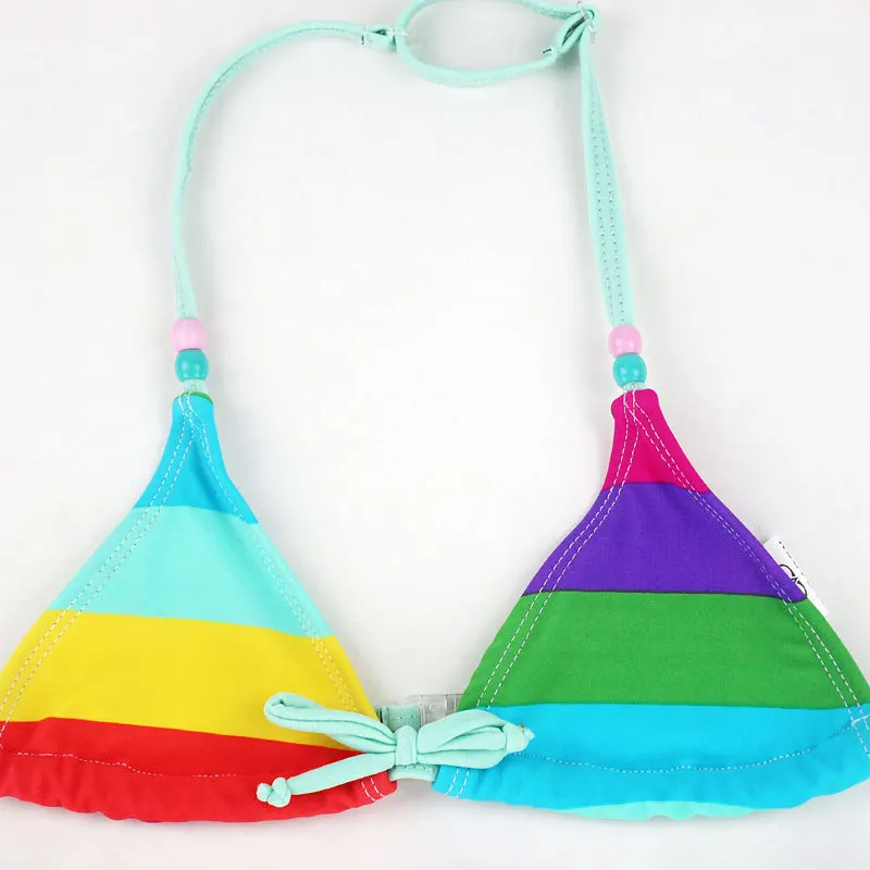 Комплект бикини для девочек 6 14 лет детский купальный костюм из 2 предметов