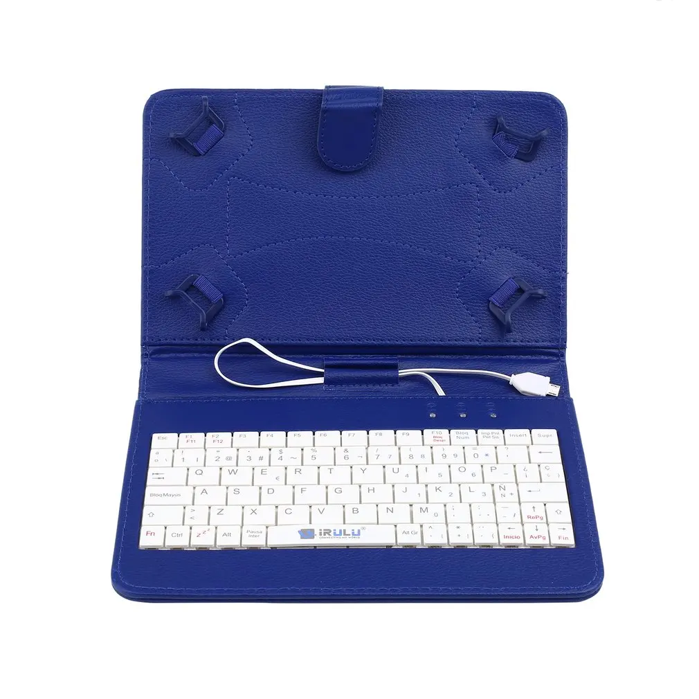Кожаный чехол с usb клавиатурой и подставкой для мобильного телефона проводной