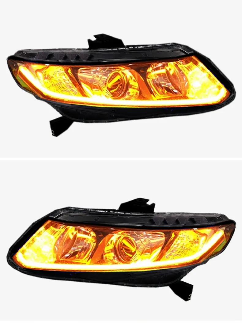 Автомобильный Стайлинг для Honda Civic Bi-xenon двойной объектив HID комплект Автомобильный Стайлинг 8 поколение для Honda Civic фары парковка 2006-2012