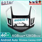 Автомобильная магнитола на Android 11, 128 ГБ для Chevrolet Cruze 2012-2015, аудио, мультимедийный плеер, GPS-навигация, автомобильное стерео головное устройство Carplay