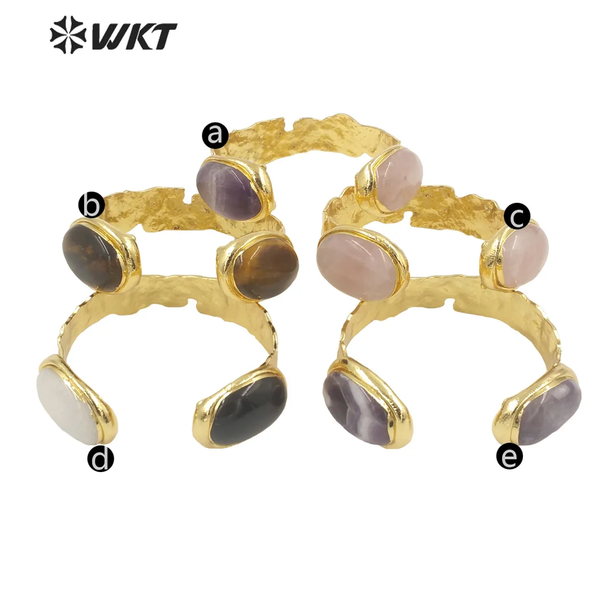 WT-B591 2023 модный WKT натуральный тигровый глаз аметисты черный обсидиан кварцевый