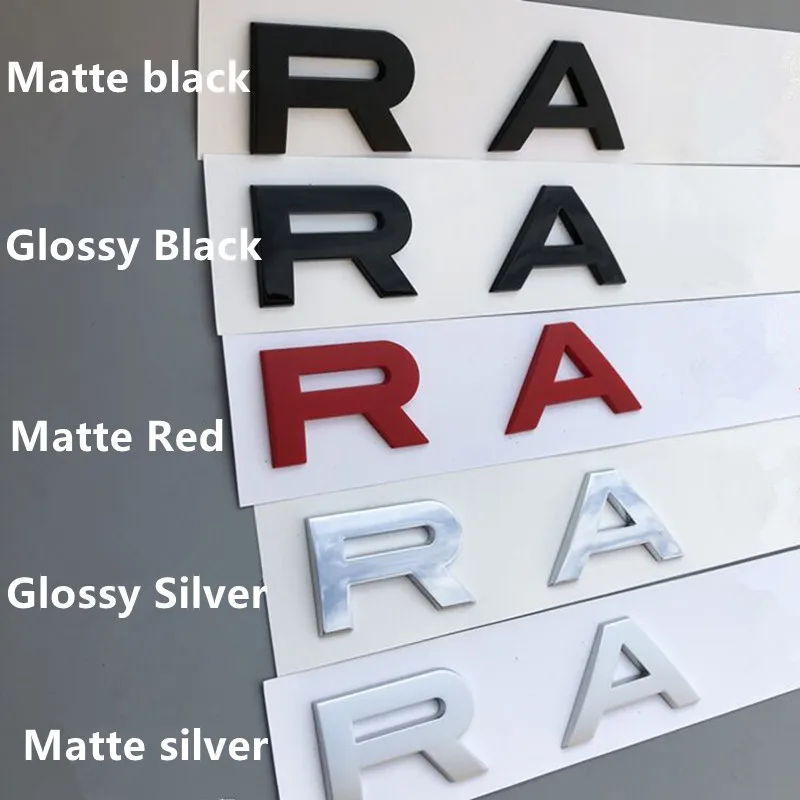 

Letters Emblem for Land rover RANGE ROVER VELAR Autobiography Ultimate Edition SPORT Car Styling Hood Trunk Logo Badge Sticker