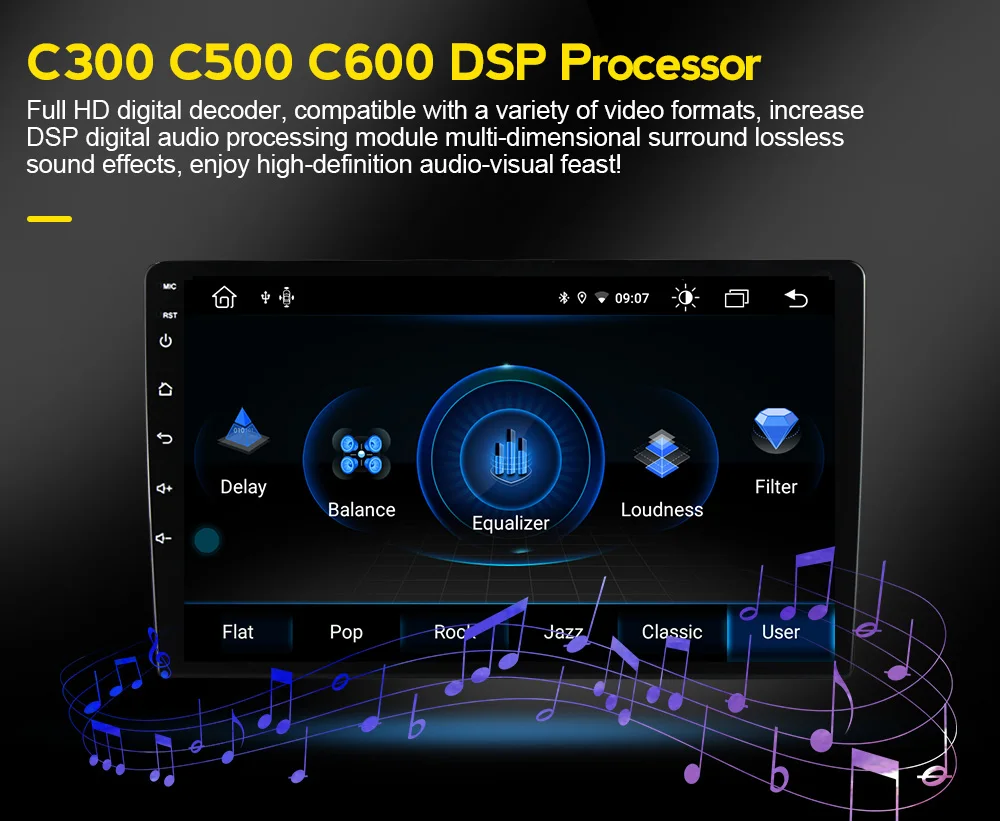 Автомобильный мультимедийный видеоплеер MEKEDE с GPS-навигацией для Ssang Yong SsangYong Kyron