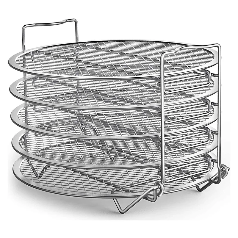 

Stainless Steel Fruit and Vegetable Dehydration Rack Drain Rack Suitable for Ninja Foodi