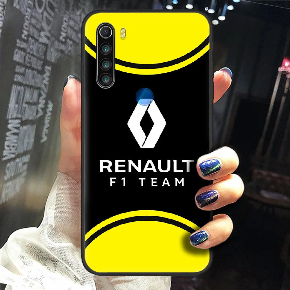 

car logo Renault rs Phone Case Cover Hull For XIAOMI Redmi 7a 8a S2 K20 NOTE 5 5a 6 7 8 8t 9 9s pro max black coque tpu