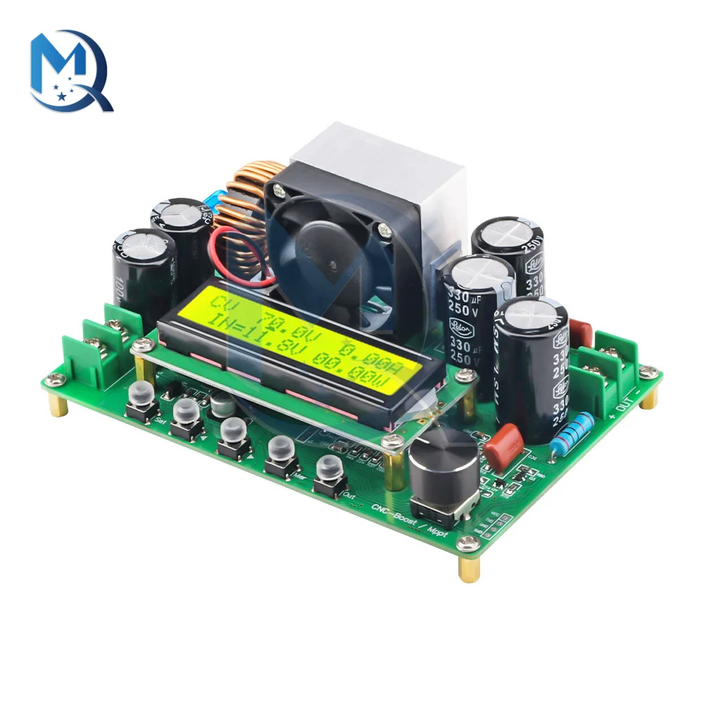 

DC-DC NC CV CC бустерный модуль DPX800S CNC Boost 12V ~ 120V 0-15A Регулируемый MPPT