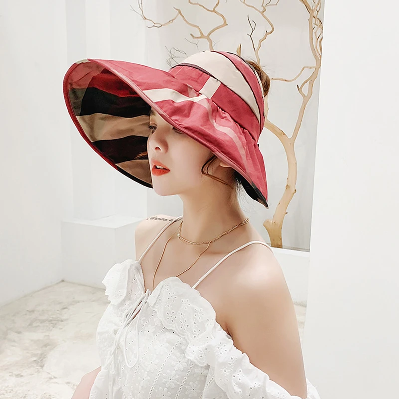 2019 женские летние шляпы от солнца козырек шляпа Панама с широкими полями анти УФ