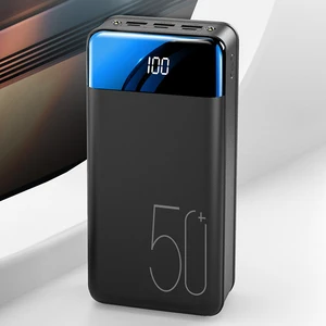 power bank 50000mah usb type c portable charger for iphone samsung xiaomi battery powerbank 50000 mah poverbank for mobile phone free global shipping