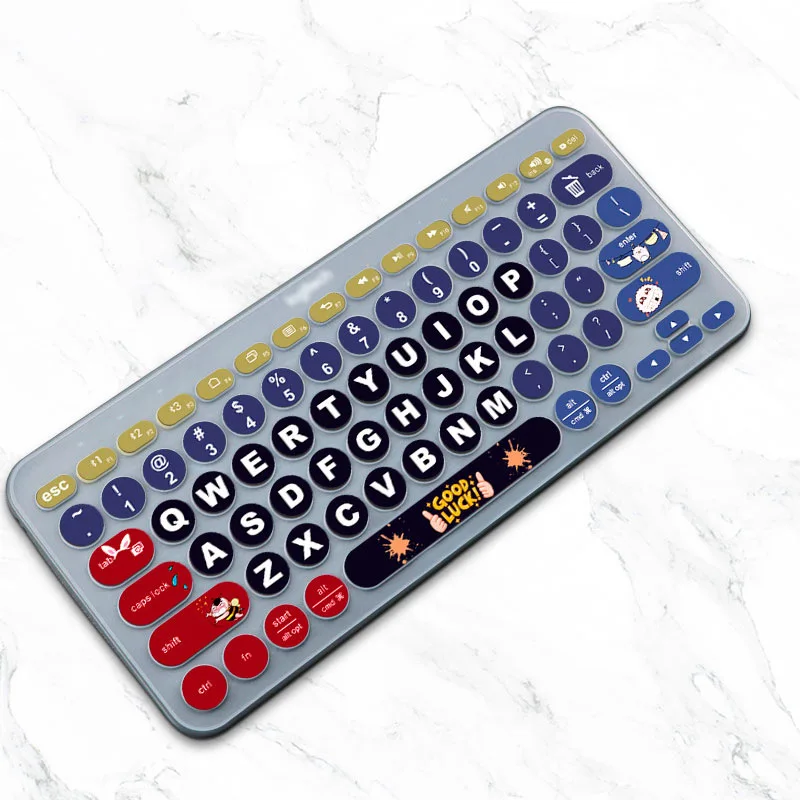 Чехол для беспроводной Bluetooth-клавиатуры Logitech K380 цветная защитная пленка