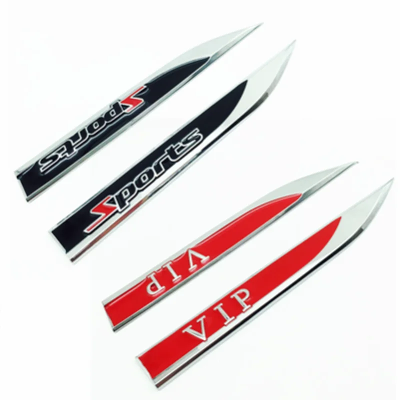 1 пара/2 шт. креативное украшение 3D металлическая наклейка эмблема для заднего