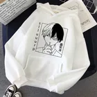 Женская толстовка с капюшоном My Hero моя геройская академия, кавайная мультяшная химико Тога, топы с графическим рисунком, забавная белая женская толстовка в стиле аниме боку, Нет героев Академии