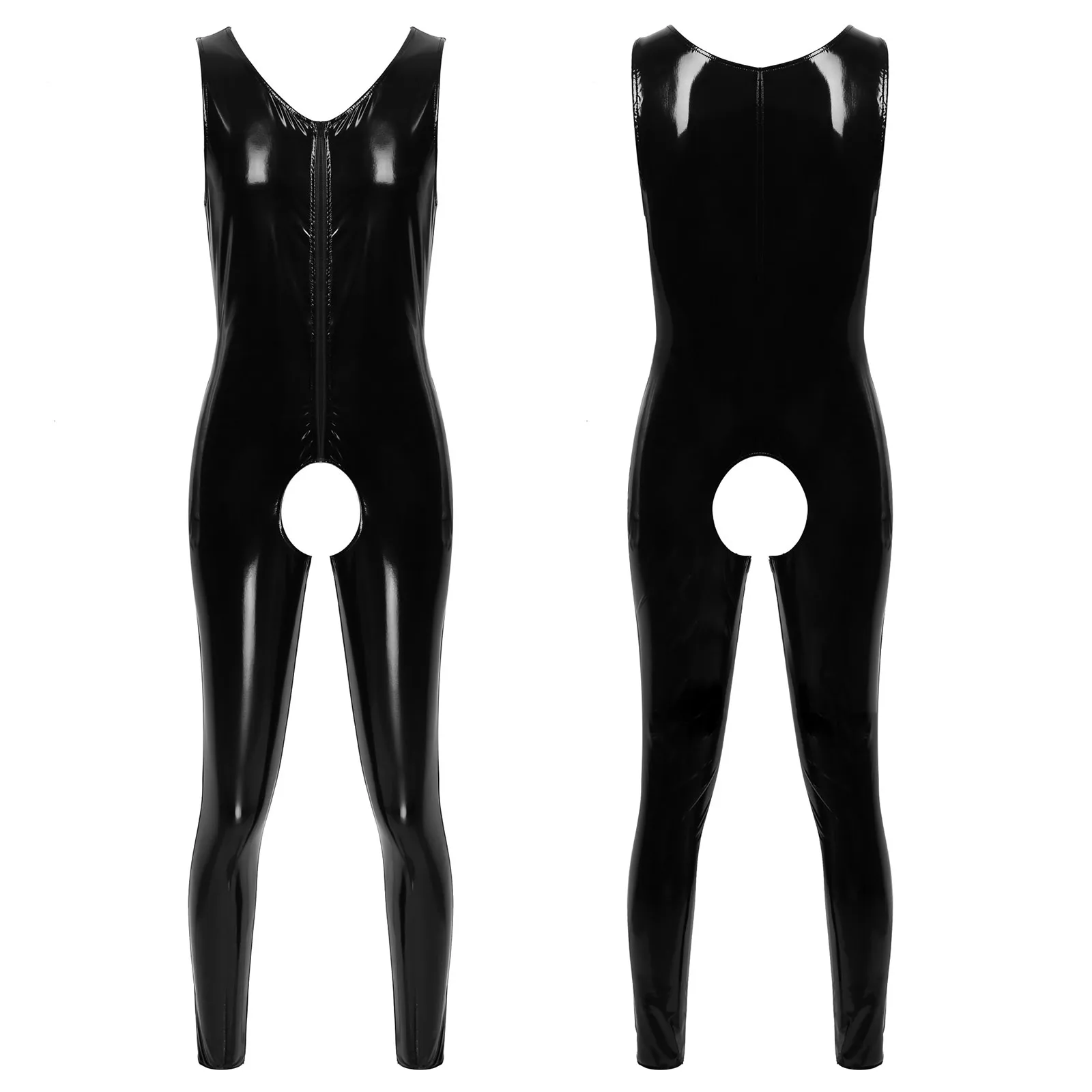 Для мужчин нижнее белье боди с открытой промежностью пикантные сильно