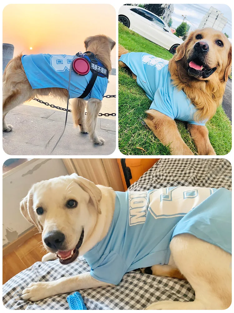 

Summer Pet Sports Clothes for Big Dogs Costumes Beach Shirt Jacket Dog Coat Puppy Costume Cat Vest Spring Clothing Pets Outfits