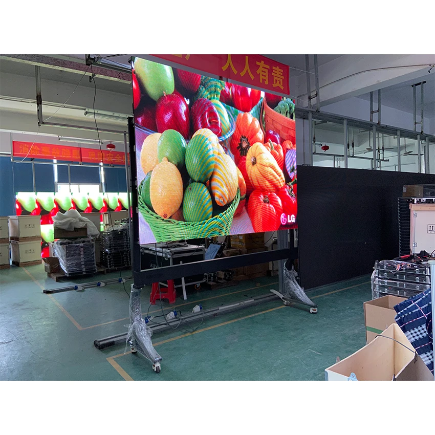 Рекламный щит для помещений светодиодный дисплей видеостена P2.5 SMD2121 480x480 мм литье