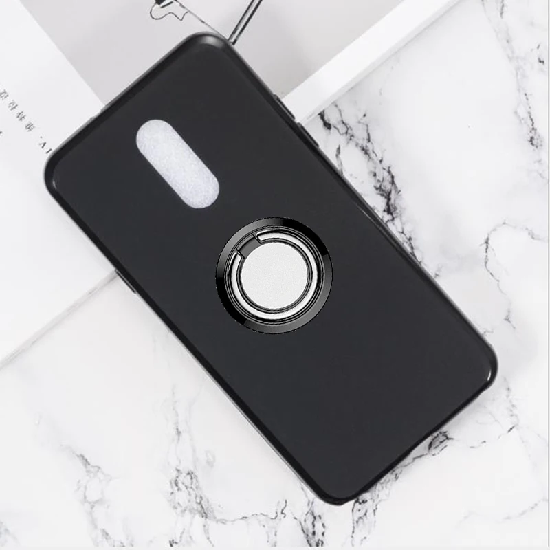 Для LG Stylo 5 задняя крышка с кольцом держателем кронштейна чехол для телефона из