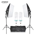 Andoer набор для фотостудии куб зонтик софтбокс светильник Светильник ing лампа для палатки штатив подставка сумка для переноски для портретных аксессуаров