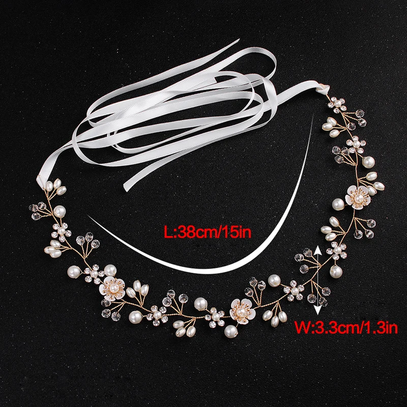 Заколка для волос женская с жемчугом и кристаллами | Свадьбы торжества