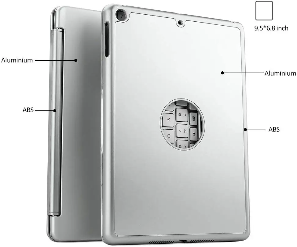 7 цветов светодиодный bluetooth планшет с подсветкой клавиатура защитным чехлом для