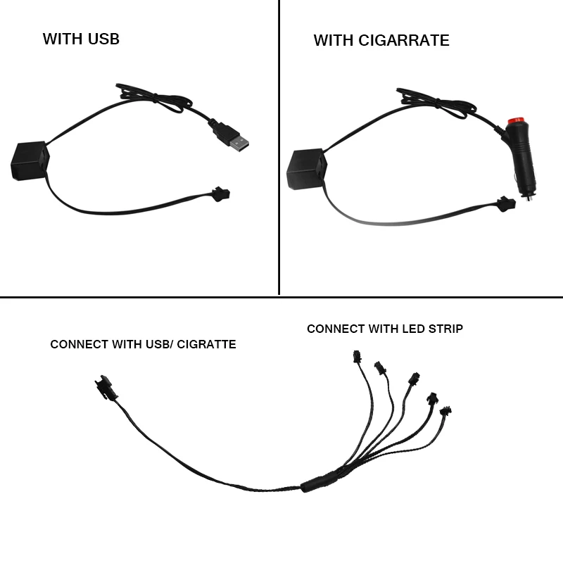 Светодиодный ная лента для салона автомобиля гибкая светодиодная украшения с