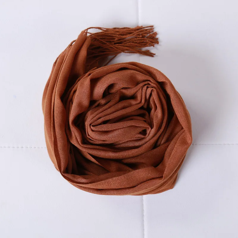 VIIANLES женский зимний шарф 2020 чистые шарфы Теплая повязка для головы хиджаб