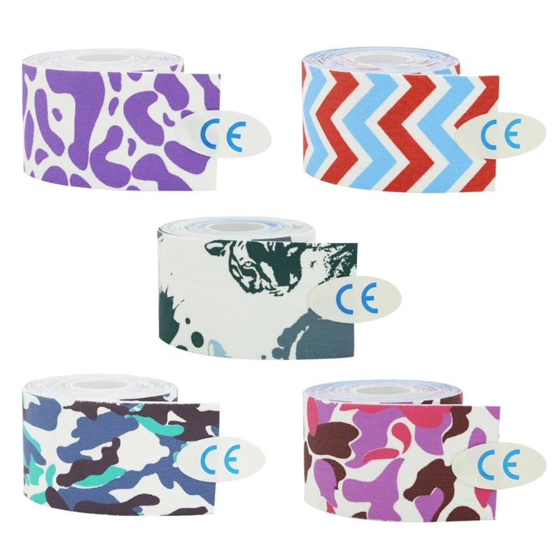 

Эластичная спортивная лента для занятий спортом, Кинезиология, физиотерапия, растяжение мышц, травма, лента, 5 м