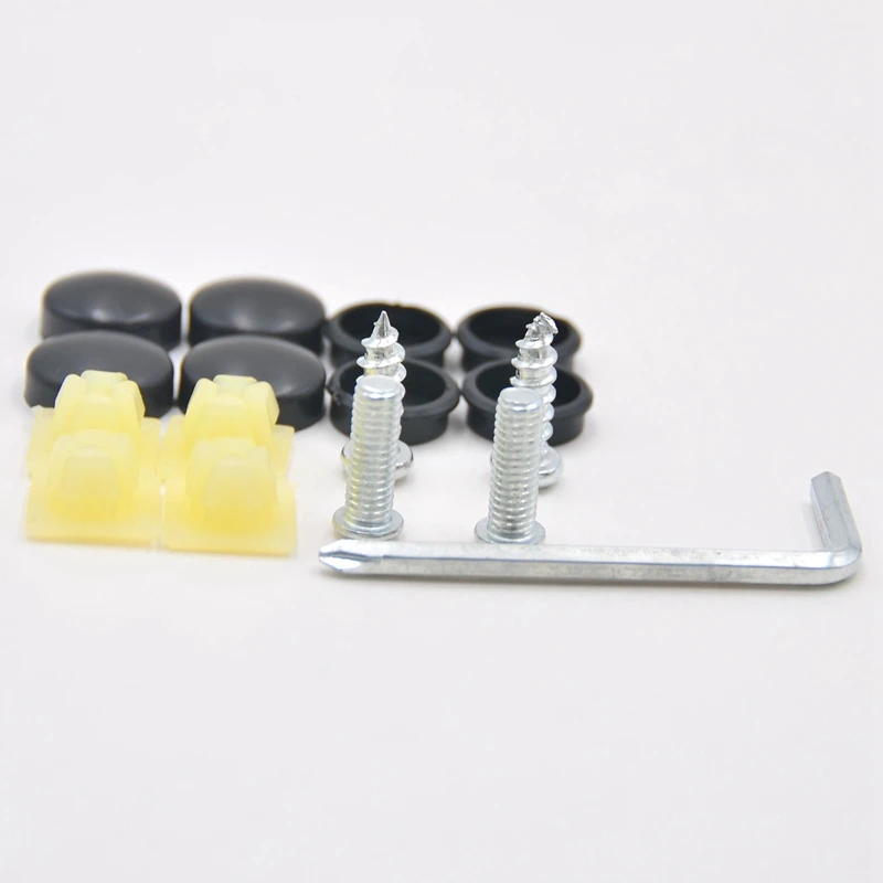 17 Pcs Car License Plate Frame Security Anti-Theft Screw Bolt Fasteners Snap Cover | Автомобили и мотоциклы