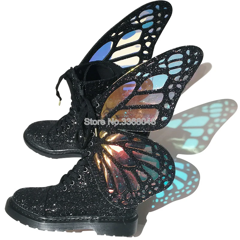 Весенние женские ботинки с лазерной обработкой на плоской подошве Серебристые