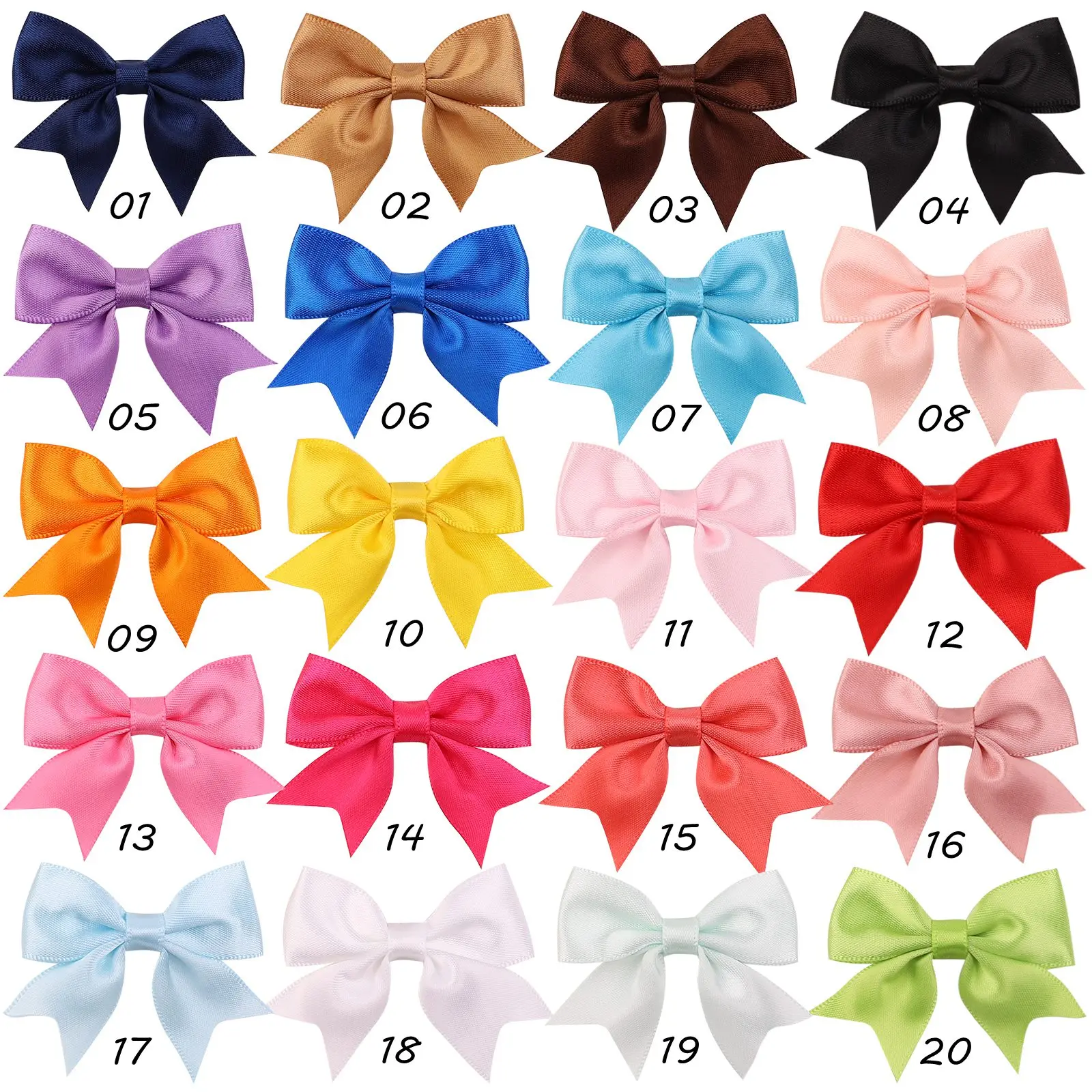 

50 Pcs/Lot, New 1.8inch Baby Girls Satin Ribbon Bows Hair Clips Kids Ribbon Hair Bow Hairpins Barrettes Children Girls Headwear