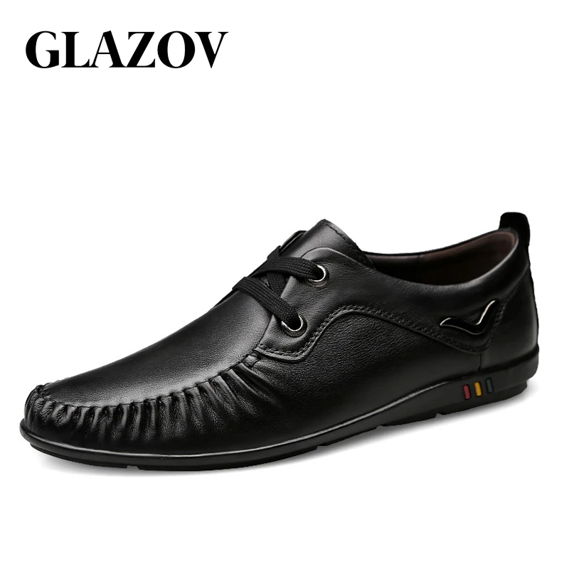 GLAZOV/Модная удобная повседневная обувь мужские оксфорды коллекция 2020 года сезон