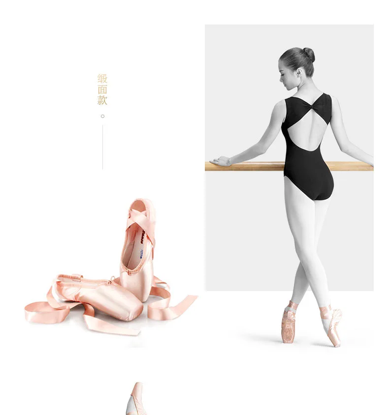 

Professional Ballet Pointe Shoes Girls Women Ladies Satin Ballet Shoes With Ribbons ballet shoes
