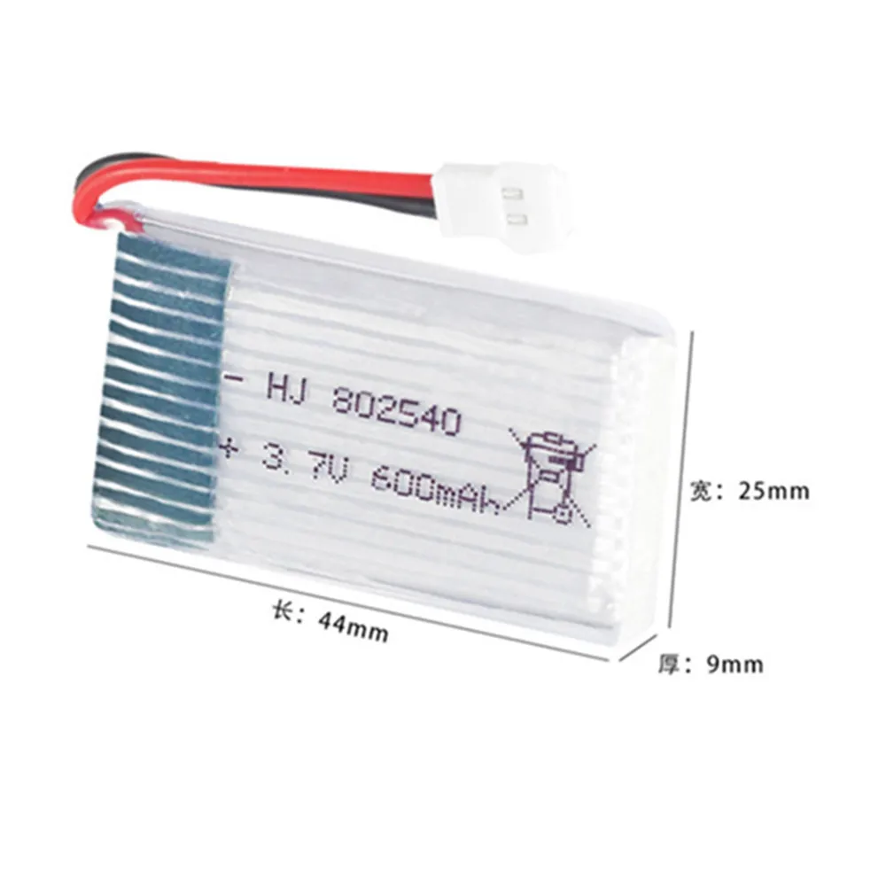 Аккумулятор Lipo 3 7 в 600 мА · ч для SYMA X5C X5C-1 X5 H5C X5SW X6SW H9D Drone 802540 1-10 шт. | Электроника