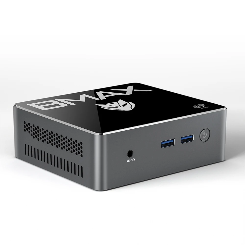 Мини-ПК BMAX B3 Windows 10 Pro Intel i3-5005U 8 ГБ ОЗУ 128 ГБ/256 ГБ/512 Гб SSD двойной Wi-Fi 1000M LAN 4K