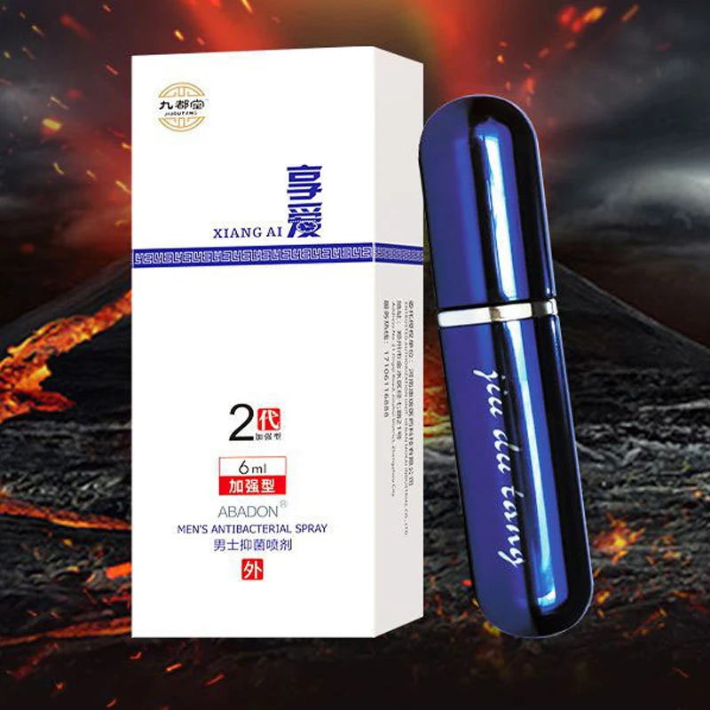 Мужской спрей для задержки эякуляции 6 мл продолжительное эрекционное масло на 60