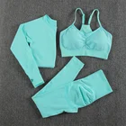 Спортивный комплект LZYVOO для фитнеса и йоги, женская одежда для спортзала, летний комплект из двух предметов, Женские Дышащие однотонные женские сексуальные леггинсы, костюмы