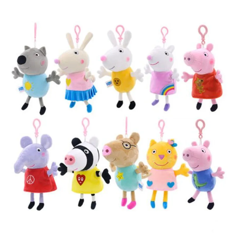 Оригинальная Свинка Пеппа Джордж папа мама семейная Упаковка плюшевые игрушки