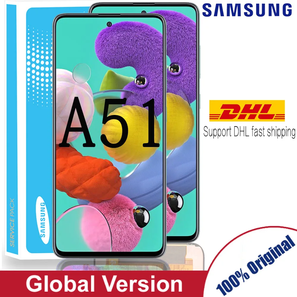 Дисплей AMOLED для Samsung Galaxy A51 с рамкой/без рамки | Мобильные телефоны и аксессуары